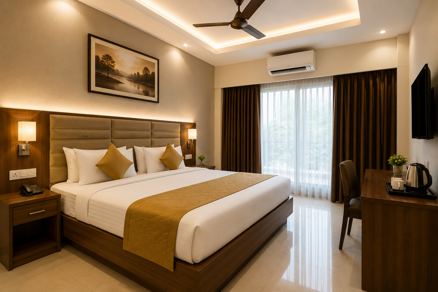 AC Room at VMJ Lodge A/C